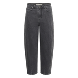 Iris HW Barrel Jeans Medium Grey Wash