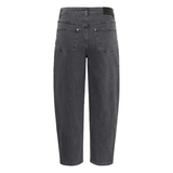 Iris HW Barrel Jeans Medium Grey Wash