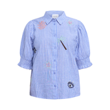 Isola SS14 Shirt 19896 Blue Stripes Beach