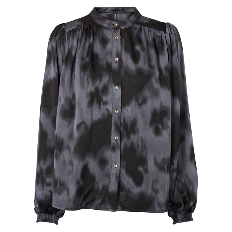 Jasmin Blouse Grey Black