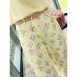 Johanne Pants Yellow Flower