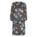Kimly Dittemarie Short Dress Grey/Blue Flower