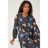 Kimly Dittemarie Short Dress Grey/Blue Flower