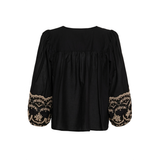Kis Blouse Black Deep