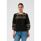 Kis Blouse Black Deep
