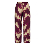 LOVE1024-64 Pants Bordeaux Leaf