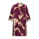 LOVE622-24 Dress Bordeaux Leaf