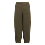 Lilana Cargo Pants Dusky Green