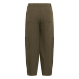 Lilana Cargo Pants Dusky Green