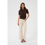 Lizza Polo Cardigan Coffee Bean