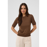 Lizza Short Sleeve Knit Soft Silt (Levering midt uge 40)