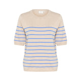 Lizza striped knit Feather Gray/ Blue