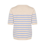 Lizza striped knit Feather Gray/ Blue