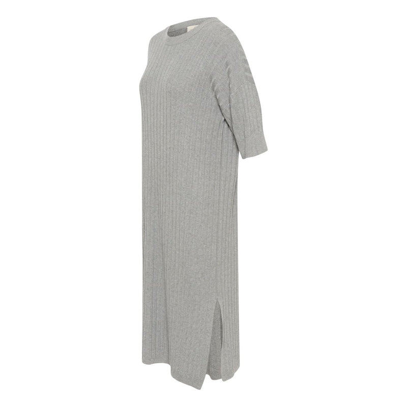 Lola Knit Dress Grey Melange (LIVE)