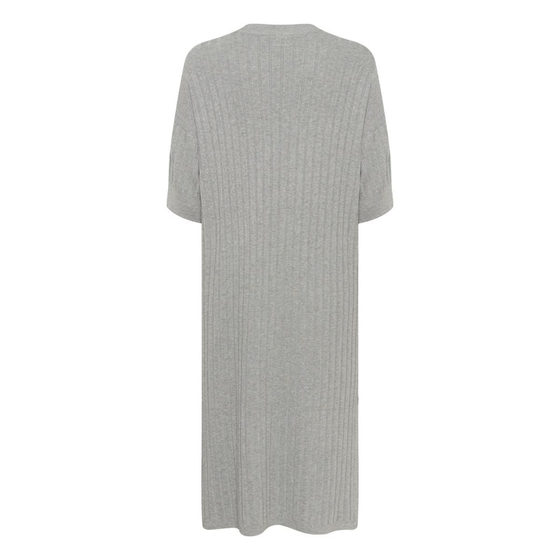 Lola Knit Dress Grey Melange (LIVE)