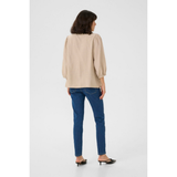 Lui Button Blouse Feather Grey CC (levering 5-7 hverdage)