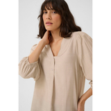 Lui Button Blouse Feather Grey CC (levering 5-7 hverdage)