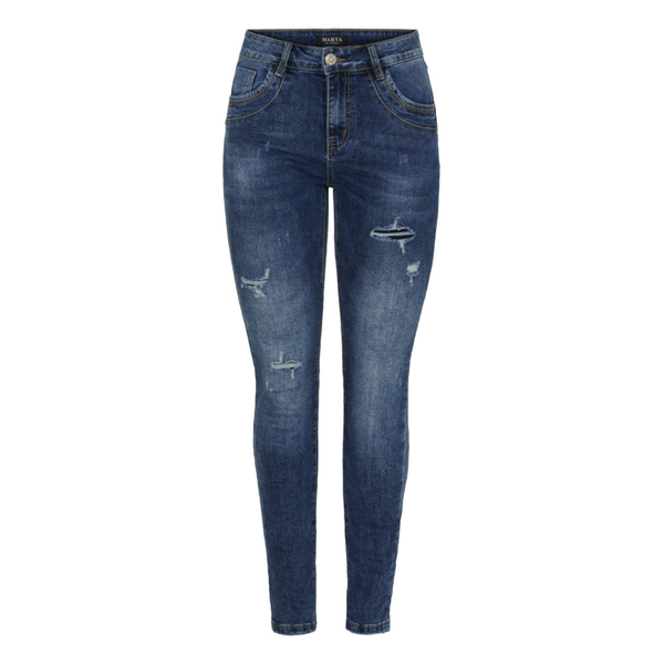 MDC179-26167 Marta du cháteau Camilla Jeans Denim blue