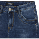 MDC179-26167 Marta du cháteau Camilla Jeans Denim blue