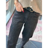 Maddie Jeans Black Washed