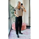 Maddie Jeans Black Washed