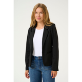 Majse Jersey Blazer Black Deep