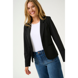 Majse Jersey Blazer Black Deep