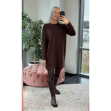 Malle Knit Dress Brown