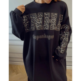 Marta Du Cháteau 26188 Cannes Dress Nero Leo (Forventet levering slut uge 42)