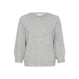 MERIDITH PULLOVER GREY MELANGE

Hvid strikket pullover fra&nbsp;Kaffe med et lille feminint touch i form af similisten ved den runde hals. Strikken har rund hals, 7/8 ærmer og er almindelig i størrelsen.

Rund hals og 7/8 ærmer
Hvid med similisten

Almindelig pasform
Fåes også i hvid

Størrelsesguide: Meridith Pullover&nbsp;er normal til rummelig i størrelsen.&nbsp;