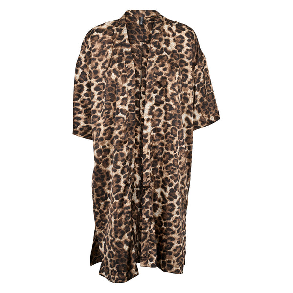 Skinnende leopard kimono fra Prepair