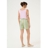 Mola Shorts Green Stripe