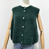 Molly sleeveless vest Dark Green (Afsendes slut uge 35)