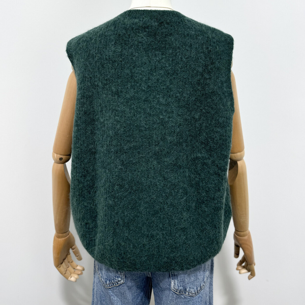 Molly sleeveless vest Dark Green (Afsendes slut uge 35)