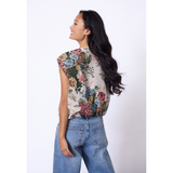 N. Garwin Vest 20177 L. Flower Jacquard