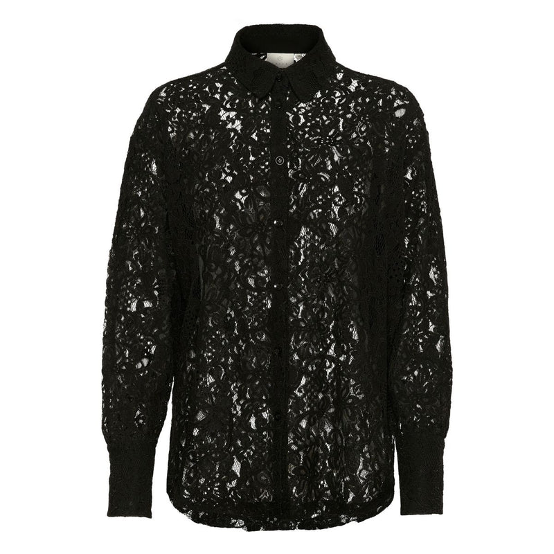 NELLY LACE SHIRT BLACK DEEP

Flot blonde skjorte i sort fra Kaffe. Nelly Lace shirt har almindelig skjortekrave, lange ærmer med manchet og knap. Lukkes med 6 sorte blanke knapper. Den er gennemsigtig i blonden, så vil være godt med en top inden under.



Skjorte krave og lange ærmer
Sorte knapper
Løs rummelig pasform


Størrelsesguide: Nelly Lace shirt er normal i størrelsen. Men den har en rummelig pasform. Ønsker du den ikke så rummelig, kan man tage den en størrelse mindre.&nbsp;