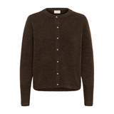 Niel Knit Cardigan Chocolate Brown