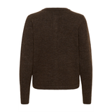 Niel Knit Cardigan Chocolate Brown