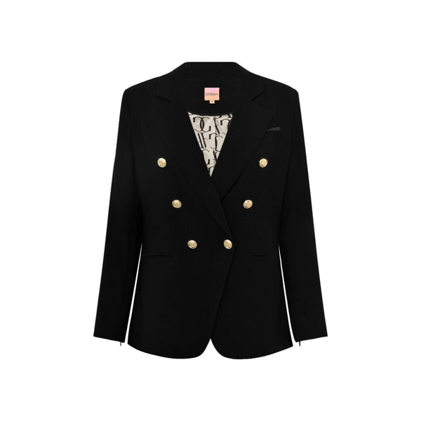  PAULAGO BLAZER BLACK&nbsp;

Super flot blazer med smukke guld knapper fra Gossia. Blazeren i et blød og lækkert kvalitet. PaulaGO blazeren er med et slankt fit og med lange ærmer med knap slids ved håndledet, som kan lukkes med lynlåsen.&nbsp;Blazeren er dobbeltradet med paspoil lommer og lille brystlomme.



Skarpe skuldre snit, V-neck og guld knapper, Paspoil lommer og brystlomme
Slids ved håndledet (kan lukkes med lynlås)
Slankt fit
Klassisk sort


Størrelsesguide: Paulago Blazer&nbsp;er normal i større