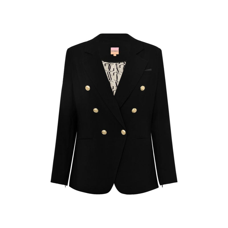  PAULAGO BLAZER BLACK&nbsp;

Super flot blazer med smukke guld knapper fra Gossia. Blazeren i et blød og lækkert kvalitet. PaulaGO blazeren er med et slankt fit og med lange ærmer med knap slids ved håndledet, som kan lukkes med lynlåsen.&nbsp;Blazeren er dobbeltradet med paspoil lommer og lille brystlomme.



Skarpe skuldre snit, V-neck og guld knapper, Paspoil lommer og brystlomme
Slids ved håndledet (kan lukkes med lynlås)
Slankt fit
Klassisk sort


Størrelsesguide: Paulago Blazer&nbsp;er normal i større