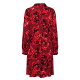 Rachel Elitha Short Dress Red Flower