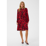Rachel Elitha Short Dress Red Flower