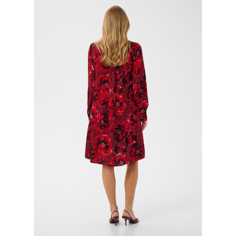 Rachel Elitha Short Dress Red Flower