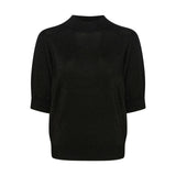 REGINA TURTLENECK PULLOVER

Super sød t-shirt bluse fra Kaffe. Blusen er i en klassisk sort farve og er med glimmertråd. Både ved hals, arme og rundt om hoften er et bredt rib stykke, så blusen sidder til. Rip deltaljerne gør, at blusen får en lidt løs pasform og lidt flagermuseærmer. Du kan både bruge blusen til fest og hverdag.&nbsp;

Sort farve med glimmertråd
Ribkant ved hals, ærme og taljen
Løs pasform
Fåes også i mørke blå

Størrelsesguide: T-shirten&nbsp;er normal i størrelsen, men har en løs pasform