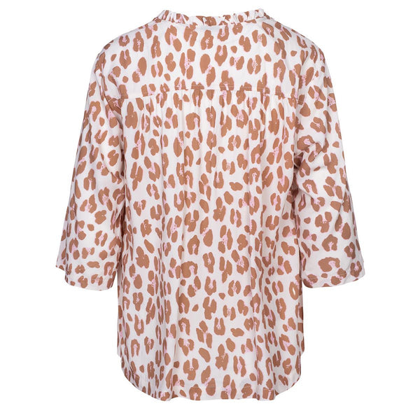 Skjorte med leopard print