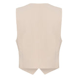 Sakura waistcoat feather gray