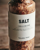 Close-up af salt chilli blend