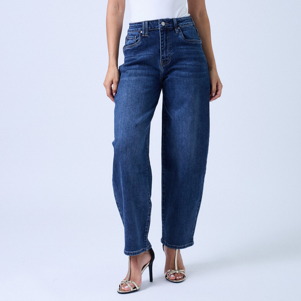 Sarah Balloon Jeans Medium Blue (Afsendes slut uge 35)
