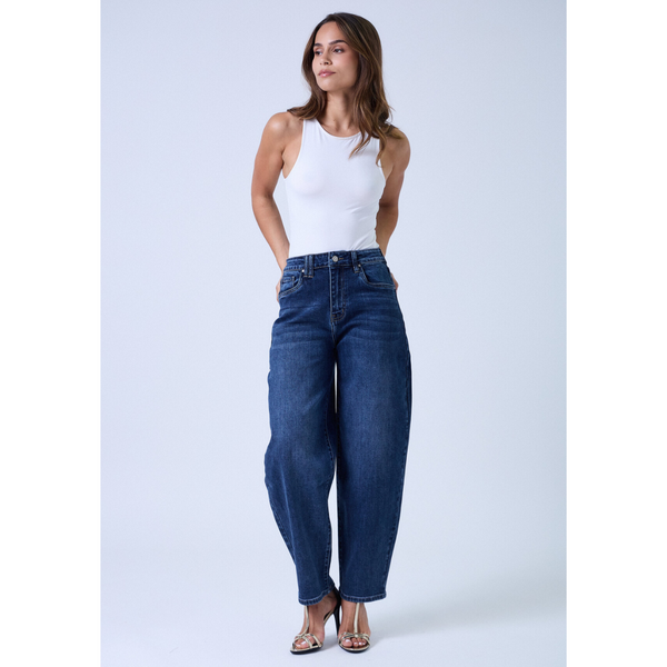 Sarah Balloon Jeans Medium Blue (Afsendes slut uge 35)