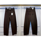 Silje Balloon Jeans Dark Brown (Pre-ordre)